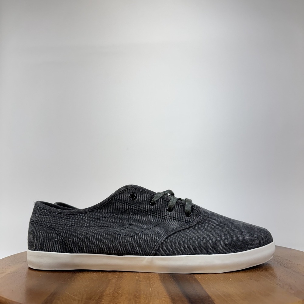 New Mens Movmt Marcos Gray Canvas Comfort Casual Sneakers Shoes Size 14 D NIB